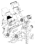Page B Diagram and Parts List for 116-809C401 1996 Yard Man Lawn Mower